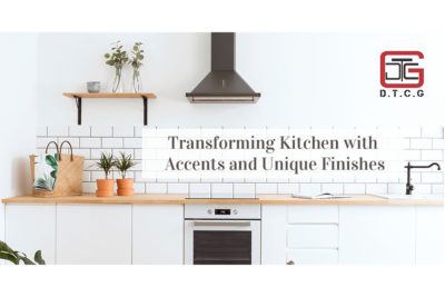 Transforming Kitchen with Accents and Unique Finishes